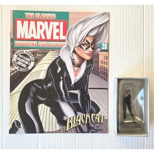 Eaglemoss‎ 1:16 Classic Marvel Figurine w/Book: Black Cat #20